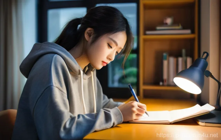 경비지도사 시험 준비에 적합한 장소 - **Prompt:** A dynamic split image showcasing two contrasting home study environments for a Japanese ...